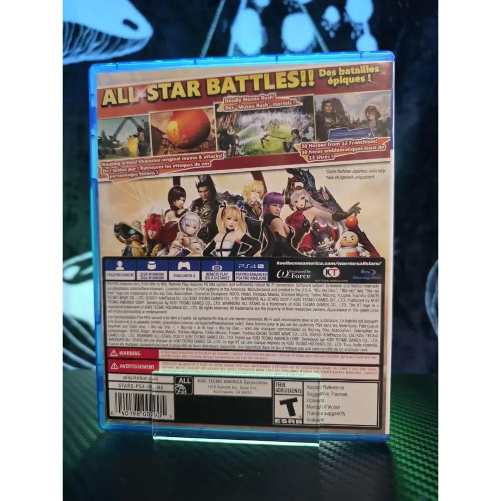 Sony PlayStation 4 Koei Tecmo Warriors All-Stars 2007